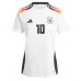 Camiseta Alemania Jamal Musiala #10 Primera Equipación Replica Eurocopa 2024 para mujer mangas cortas